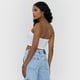 thumbnail image 2 of Peto Mujer Strapless Lettering Blanco Corona, 2 of 5