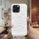 thumbnail image 3 of 1 Pc Embossed Artificial Leather Cartoon Rabbit Graphic Phone Case For IPhone 14/ 13/ 12/ 11 Plus Pro Max, 3 of 3