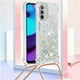 thumbnail image 5 of Funda FOXDOCK para Motorola Moto G 5G 2022 con Cuerda Ajustable, Brillo Líquido, Protección Antigolpes y Lente – Ideal para Regalo, 5 of 6