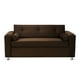 thumbnail image 1 of Sofa Vivo 3c Felpa 12 Chocolate, 1 of 5