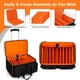 thumbnail image 2 of Bolsa enrollable para DJ SNIGJAT con separadores desmontables y carrito, 2 of 7