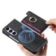 thumbnail image 1 of Funda Magnética Para Samsung Galaxy Z Flod 4 Con Billetera Y Anillo Protector Resistente Negro, 1 of 6