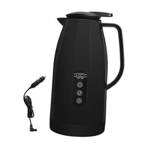 Bothyi - Hervidor De Agua Portátil Para Coche, De 12 V Y 24 V, Para Hervir Agua, Café, Té, Color Negro, 1,5 L