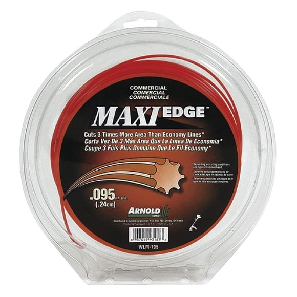 Línea para desbrozadora Arnold Maxi-Edge de 0.095 pulgadas x 200 pies