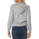 thumbnail image 3 of INSPIRE CHIC Chaqueta Bomber Brillante con Capucha y Cierre Metálico Holográfico Brillante para Mujer XL Gris, 3 of 6