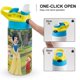 thumbnail image 4 of Blancanieves: Princesa Botella de Agua con Tapa Pop Top de Un Toque, Acero Inoxidable, a Prueba de Fugas, para Deportes, Botella Infantil azul 12 oz, 4 of 6