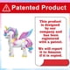 thumbnail image 2 of Gretion 2 globos de unicornio de aluminio, 66 cm, autoportantes, 2 of 9