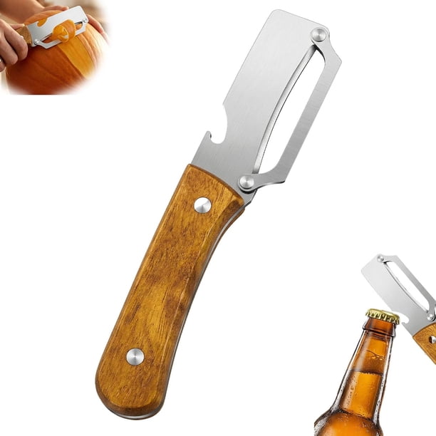 Pelador 2 en 1 2 pack acero inoxidable herramienta cocina pelado fino grueso