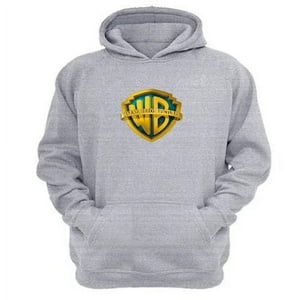Genérico - Polerón Canguro Warner Bross Gris Claro Talla L Unisex