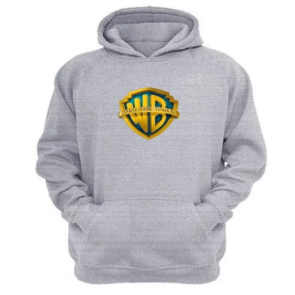 Polerón Canguro Warner Bross Gris Claro Talla S Unisex