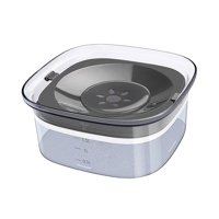 Magideal - Tazón De Agua Para Perros, Plato Para Perros, Tazón Flotante Para Perros, Gatos, A Prueba De Derrames, Bebedero Lento, 2L, Tazón Para Gatos, Alimentad Claro