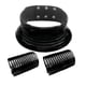 thumbnail image 1 of Conjunto de gargantilla africana vintage, collar llamativo, brazalete ajustable con broche, joyería para mujeres y niñas, fiesta temática , Negro, 1 of 1