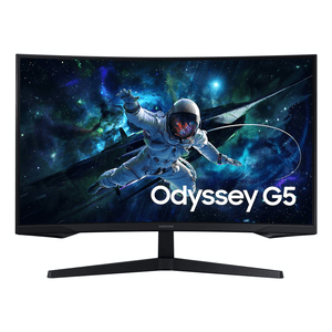 Monitor Gamer Curvo Odyssey G55C Samsung, 32"" Qhd, 165Hz, 1Ms(Mprt), 1000R , Amd Freesync