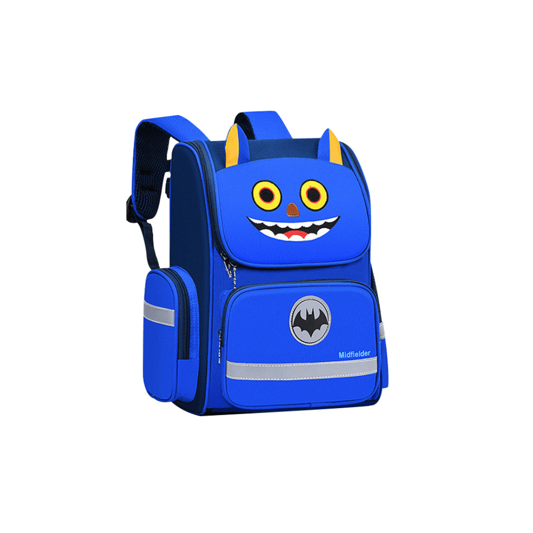 Mochila Escolar Gatman Infantil Niños 3d Azul