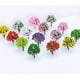 thumbnail image 4 of suxuMhao Árboles Artificiales, 30 Pzas 2in Mini Árboles Falsos Simulados, Rosa Oscuro + Verde, Árbol Modelo de Escena de Mesa de Arena de Paisaje, Manualidades DIY, Adecuado para Mesa de Arena,, 4 of 5