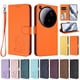 thumbnail image 3 of Xiaomi 15 Ultra Funda Billetera con Ranuras para Tarjetas, Naranja, 3 of 6
