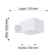 thumbnail image 2 of Aplique Pared Recargable USB Blanco 5W Muraglie Eglo 74121, 2 of 5