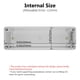 thumbnail image 3 of Caja de conexiones LeMotech IP67 impermeable de plástico ABS gris, 3 of 8