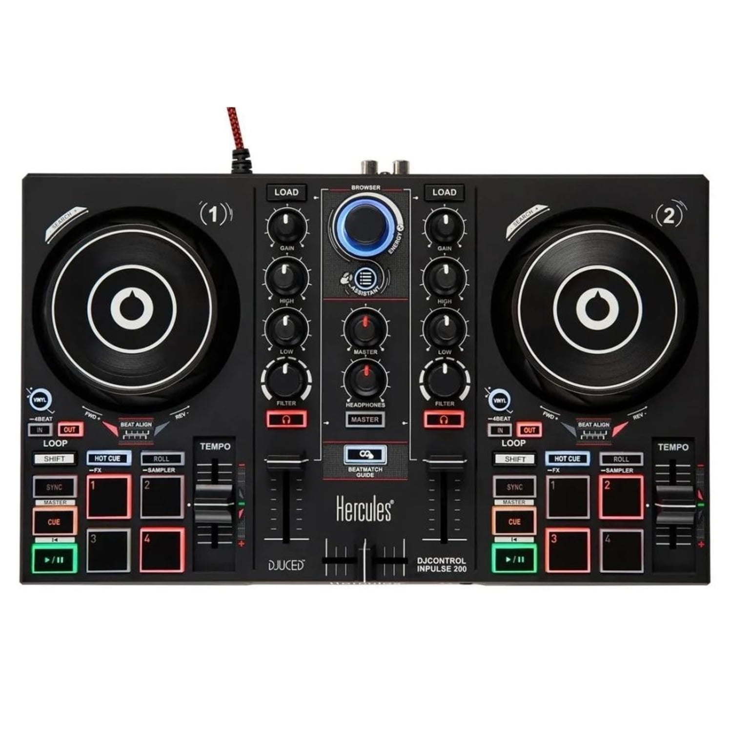 Controlador De Dj Hercules Impulse 200
