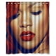 thumbnail image 1 of Cortina de ducha Rihanna, juego de cortinas de baño con ganchos, tamaño 60 x 72 pulgadas, 1 of 3