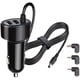 thumbnail image 1 of Adaptador de cargador de coche de 12 V para reproductor de DVD portátil FouceClaus, 1 of 6