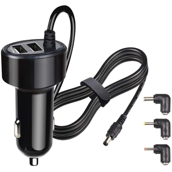 Adaptador de cargador de coche de 12 V para reproductor de DVD portátil FouceClaus