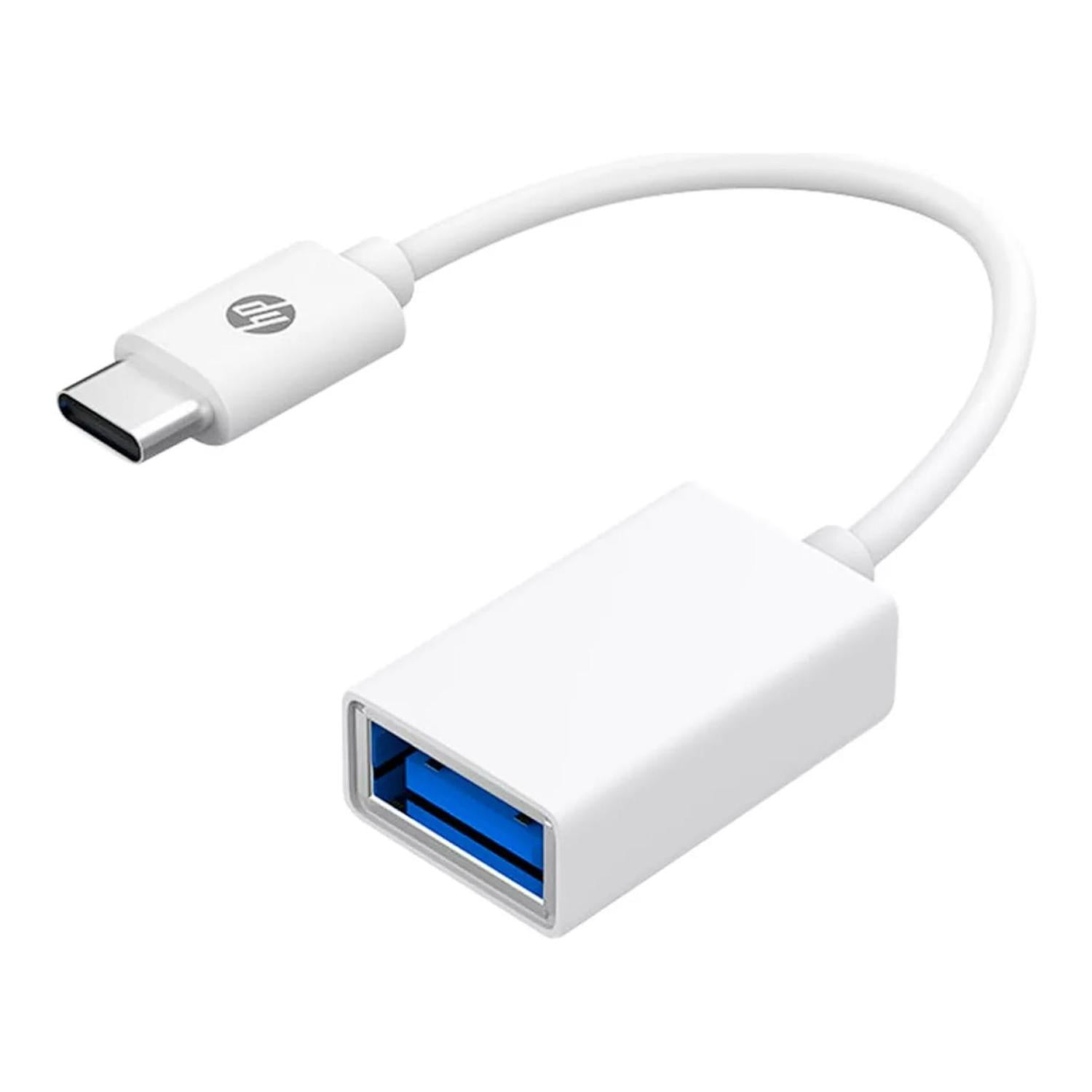 Hp - Adaptador Otg Usb C A Usb 3.0 Hembra Blanco Dhc-ct105
