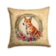 thumbnail image 1 of Almohada Decorativa Basenji Flowers 14x14, 1 of 7