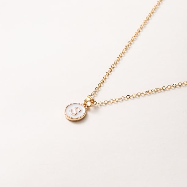 Gorgeous Golden O-Shaped Chain Necklace - Perfect Gift for Girls on Holidays & Birthdays!