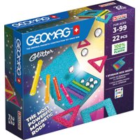 Geomag - Juego De Creacion Magnético Glitter (35 Piezas) - Línea Ecológica