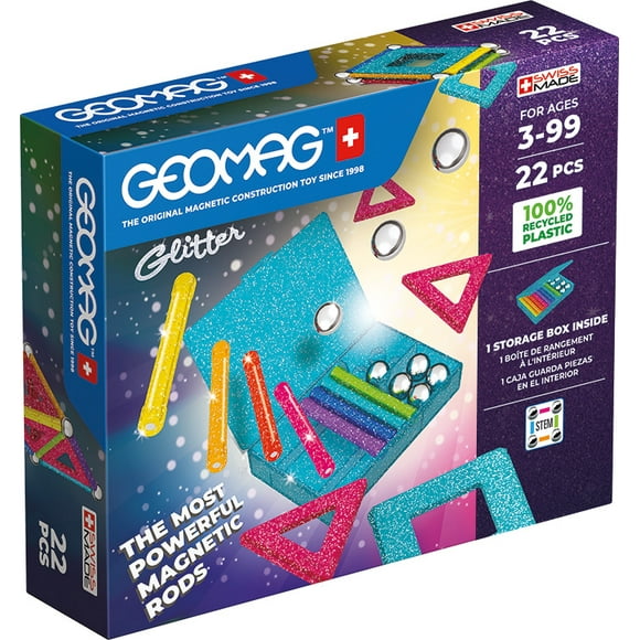Juego de Creacion Magnético Glitter (22 piezas) - Línea Ecológica