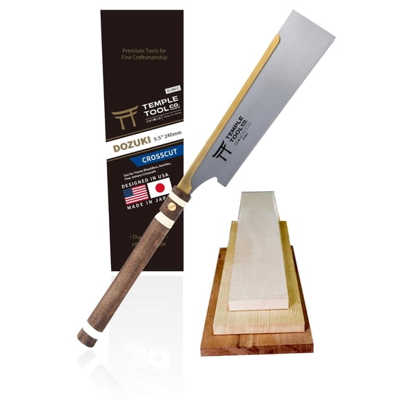 Sierra Japonesa de Tiro Dozuki Temple Tool 9.5" para Corte Transversal