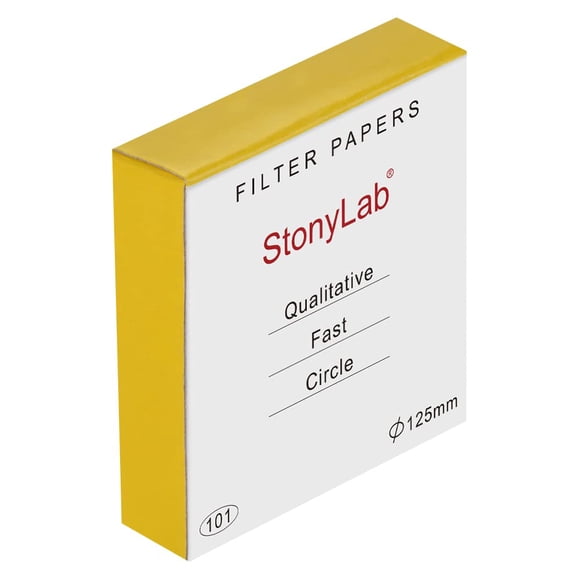 Papel de filtro stonylab Qualitative 125 mm de diámetro 25 micras
