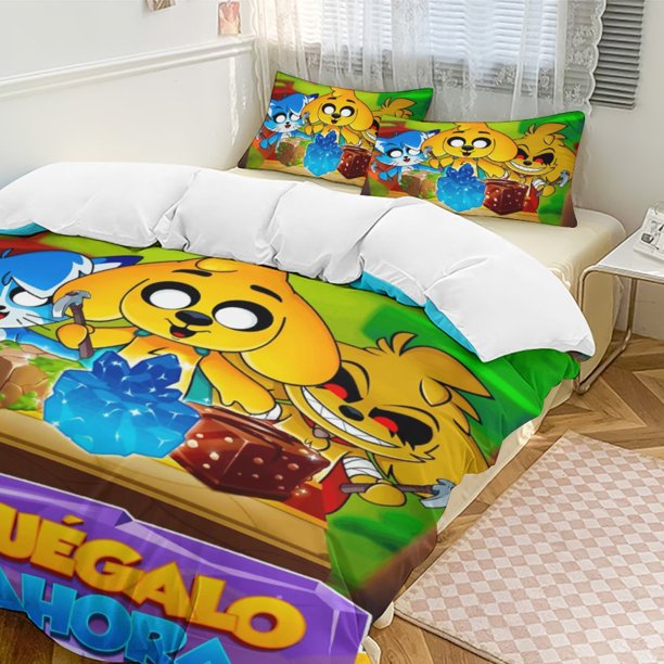Mikecrack 3-Piece Bedding Set Soft Warm And Comfortable Soft Bed Set for Bedroom