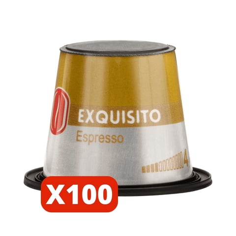 Café Caribe - Exquisito Espresso - 100 Cápsulas De Café Compatibles Con Nespresso®