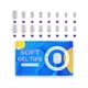 thumbnail image 5 of 420 Piezas De Puntas De Uñas De Gel Transparentes Para Uñas Acrílicas, Polvo De Inmersión, Regalos Para Mujeres, Estilo E, 5 of 5