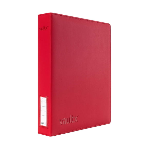 Archivador de anillas Vault X Slim 540 cartas 3 anillas en D rojo