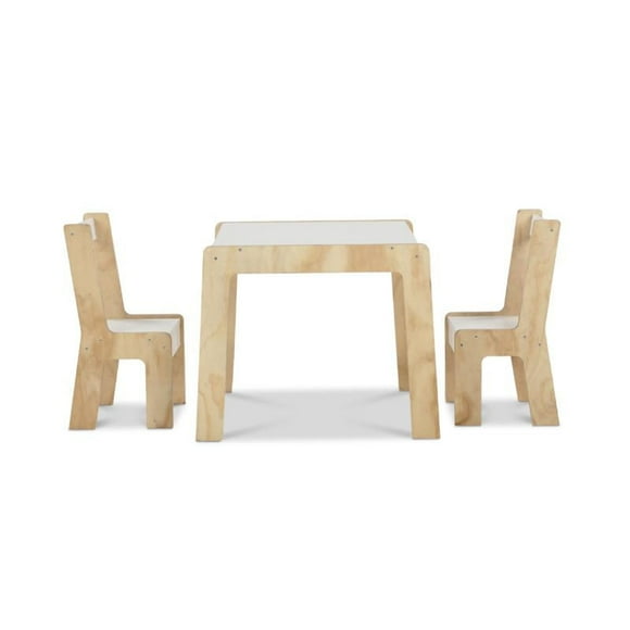Mesa 2 Sillas Kids 54.4X77.4X63 Cm Blanco