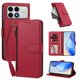 thumbnail image 2 of Funda con Billetera para [Xiaomi Poco F8 Pro] con Bolsillo Zipper y Tarjetero Rojo, 2 of 6