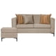 thumbnail image 2 of Sofá Clio 2C + 1 Pouf-Met Tela Beige, 2 of 7
