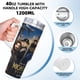 thumbnail image 5 of Noche en el Museo Vaso aislado de acero inoxidable con asa, diseño temático, regalo para familia, amigos y fans; incluye pajita y encaja en el portavasos estándar, 40 oz, 5 of 6