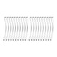 thumbnail image 4 of Bicicleta Bicicleta V Freno Cable Fideos Frenos Tubería Manguera Guía Plata 90 Grados 20x, 4 of 5