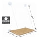 thumbnail image 3 of Hamaca Elevada para Gatos Mediana Qatar Shop Beige Oxford Ventosa, 3 of 3