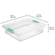 thumbnail image 2 of Contenedor de almacenamiento Sterilite Clip Box grande de 1,8 L con tapa con cierre, 2 of 9