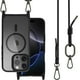 thumbnail image 1 of Funda MAGEASY para iPhone 16 Pro 6.3 con correa cruzada negra, 1 of 3