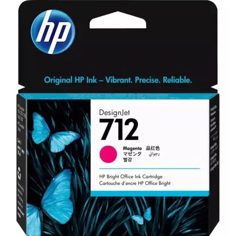 Cartucho De Tinta Hp 712 Designjet Magenta De 29 Ml Original