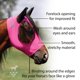 thumbnail image 2 of Máscara antimoscas Comfort-Fit rosa para caballo de Professional's Choice, 2 of 2