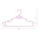 thumbnail image 2 of 30 Paquete de Perchas de Plástico Antideslizantes, Perchas Duraderas que Ahorran Espacio con Rotación de 360 Grados para Ropa, Armario, Mantas, Pantalones o Camisas Rosa, 2 of 6