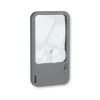 Lupa Carson Multipotencia Con Luz Led De Bolsillo Pm-33, Color Gris