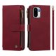thumbnail image 2 of Funda Cartera para OnePlus 15R con Cremallera y Ranuras, Rojo, 2 of 6